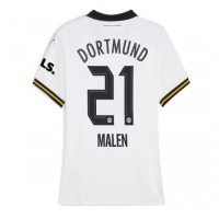 Borussia Dortmund Donyell Malen #21 Tredjedrakt Dame 2024-25 Kortermet